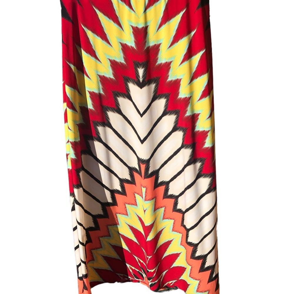 ECI New York Colorful Abstract Skirt  Size L